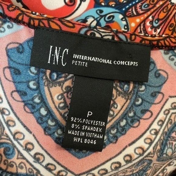 Inc International Concept Paisley Sleeveless Top - Picture 5 of 6